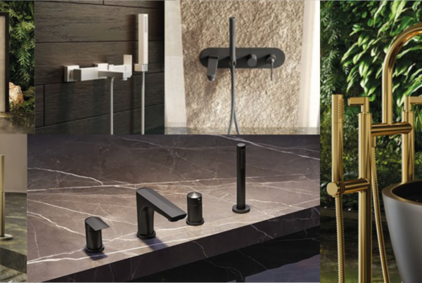 Sélection de robinetteries de baignoire encastrées ou apparentes, classiques et contemporaines