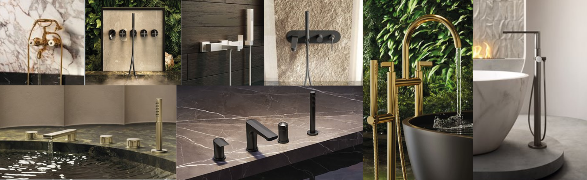 La robinetterie de baignoire