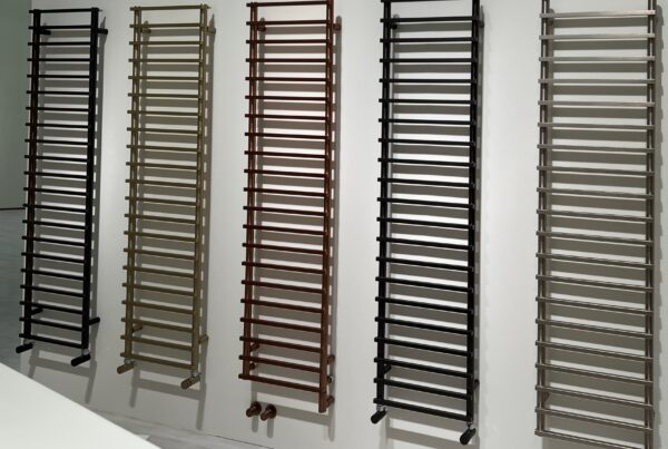 Sèche-serviettes échelle Tubes, modèles design en noir mat, bronze, cuivre, graphite et nickel brossé