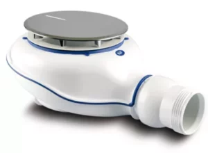 Bonde de douche siphoïde assemblée avec sortie horizontale pour évacuation des eaux